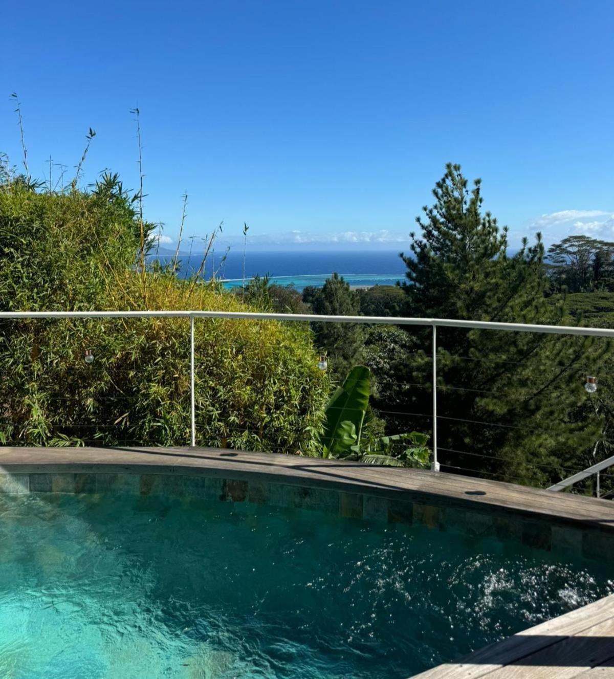 Logement Cosy Avec Piscine Et Vue Tahiti Punaauia Buitenkant foto